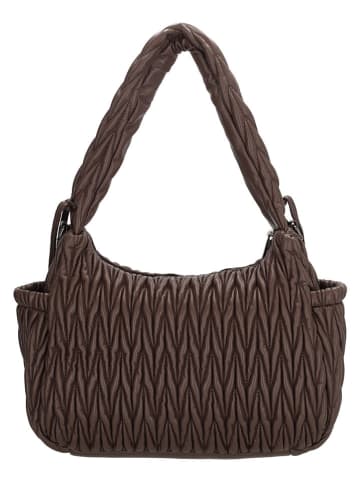 Charm Schultertasche "West End" in Braun - (B)30 x (H)24 x (T)12 cm