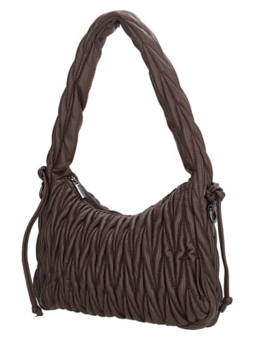 Charm Schultertasche "West End" in Braun - (B)23 x (H)25 x (T)8 cm