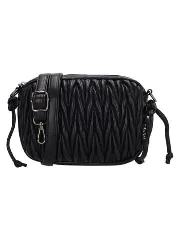Charm Umhängetasche "West End" in Schwarz - (B)20 x (H)15 x (T)4 cm