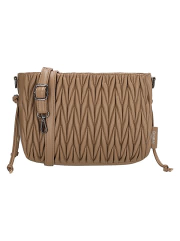 Charm Umhängetasche "West End" in Hellbraun - (B)25 x (H)20 x (T)7 cm