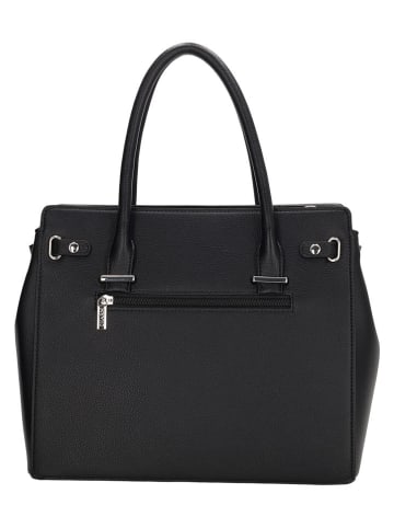 Charm Henkeltasche "Soho" in Schwarz - (B)30 x (H)25 x (T)13 cm