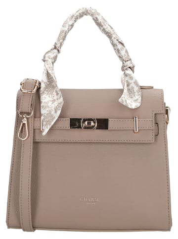 Charm Henkeltasche "The Hamptons" in Beige - (B)23 x (H)18 x (T)8 cm