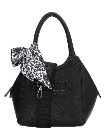 Charm Torebka "Bond Street" w kolorze czarnym - 27 x 19 x 13 cm