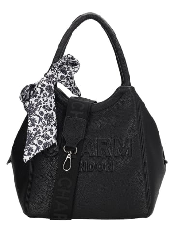 Charm Henkeltasche "Bond Street" in Schwarz - (B)30 x (H)24,5 x (T)17 cm
