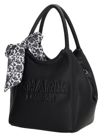 Charm Torebka "Bond Street" w kolorze czarnym - 30 x 24,5 x 17 cm