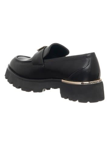 Patrizia Pepe Leder-Mokassins in Schwarz