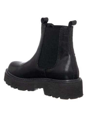 Patrizia Pepe Leder-Chelsea-Boots in Schwarz