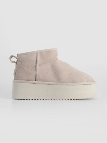 trendyol Leren winterboots beige