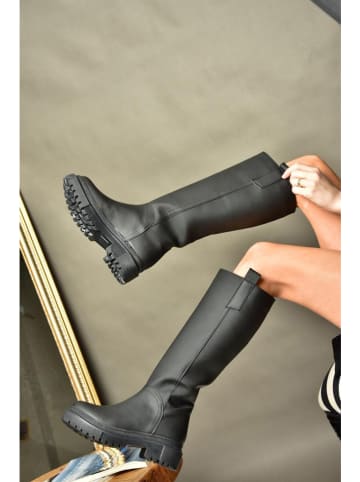 trendyol Stiefel in Schwarz/ Anthrazit