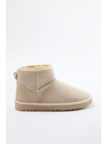 trendyol Ankle-Boots in Beige