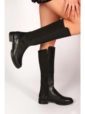 trendyol Kozaki w kolorze czarnym