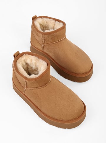 trendyol Winterboots lichtbruin