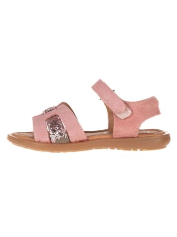 lamino Leder-Sandalen in Rosa