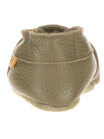 lamino Skórzane buty w kolorze khaki do raczkowania