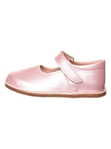 lamino Leder-Barfuß-Ballerinas in Rosa
