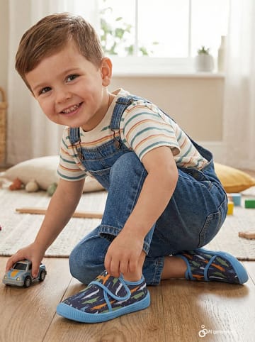 lamino Pantoffels donkerblauw