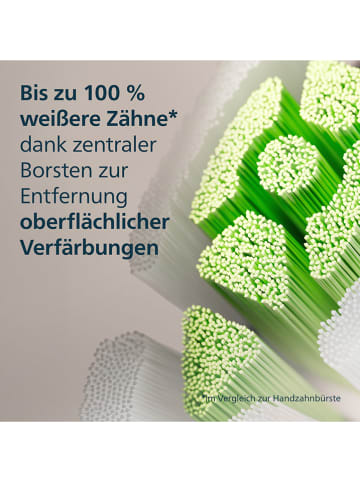 PHILIPS sonicare 4er-Set: Ersatz-Bürstenköpfe "Optimal" in Weiß