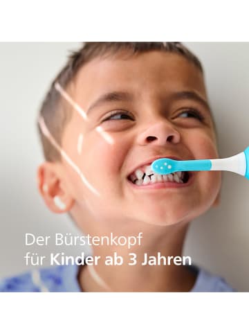PHILIPS sonicare 4er-Set: Ersatz-Bürstenköpfe "Kids" in Weiß