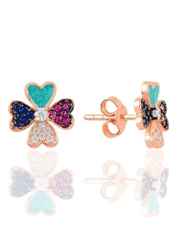 Heliophilia Vergold. Silber-Ohrstecker