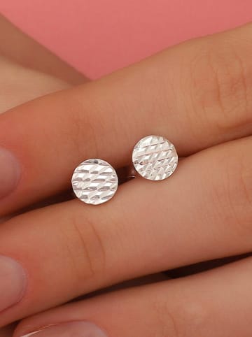 Heliophilia Srebrne kolczyki-wkrętki