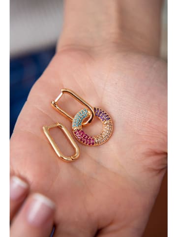 Heliophilia Creolen mit Edelsteinen