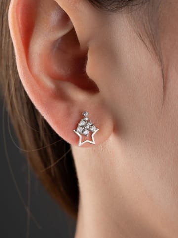 Heliophilia Srebrne kolczyki-wkrętki