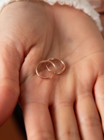 Heliophilia Srebrne kolczyki-kreole