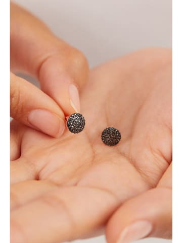 Heliophilia Rosévergulde oorstekers met edelstenen