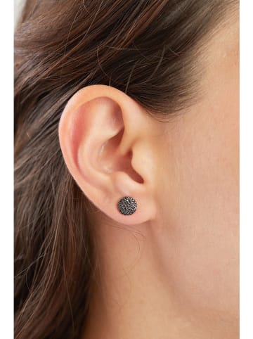 Heliophilia Rosévergold. Ohrstecker mit Edelsteinen