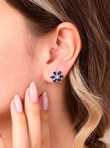 Heliophilia Silber-Ohrstecker mit Edelsteinen