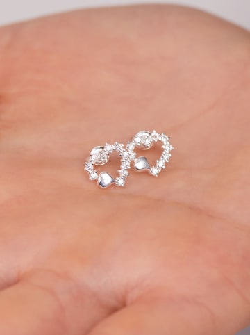 Heliophilia Srebrne kolczyki-wkrętki