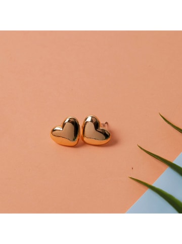 Heliophilia Pozłacane kolczyki-wkrętki