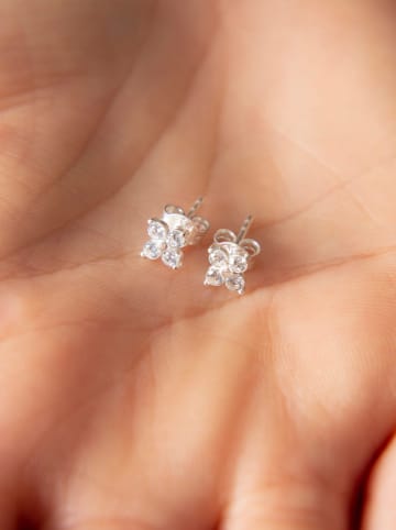 Heliophilia Silber-Ohrstecker mit Edelsteinen