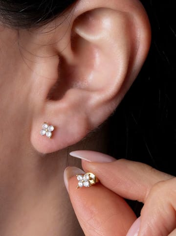 Heliophilia Silber-Ohrstecker mit Edelsteinen