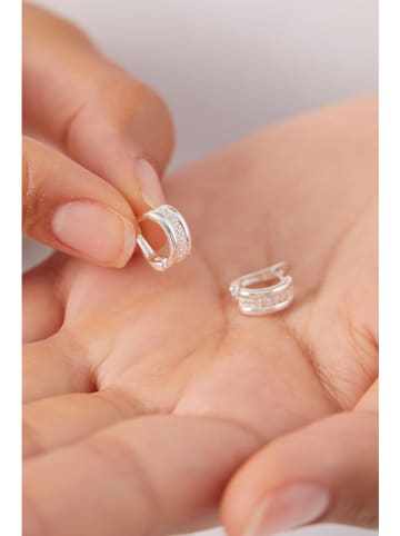 Heliophilia Zilveren oorringen met edelstenen