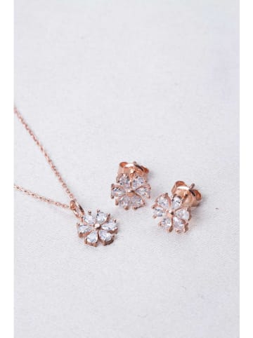 Heliophilia 2tlg. Schmuckset: Halskette und Ohrstecker