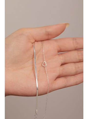 Heliophilia Srebrne bransoletki (2 szt.)