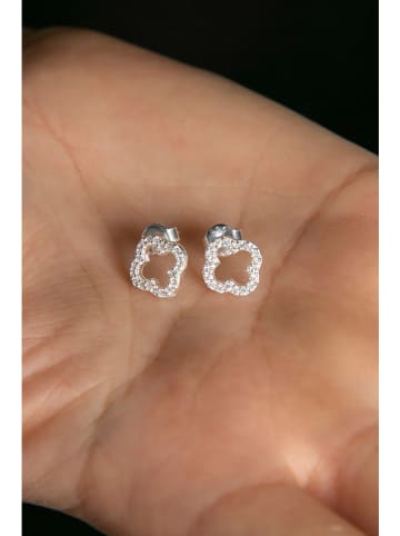 Heliophilia Silber-Ohrstecker mit Edelsteinen