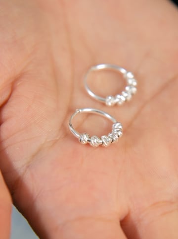 Heliophilia Silber-Creolen