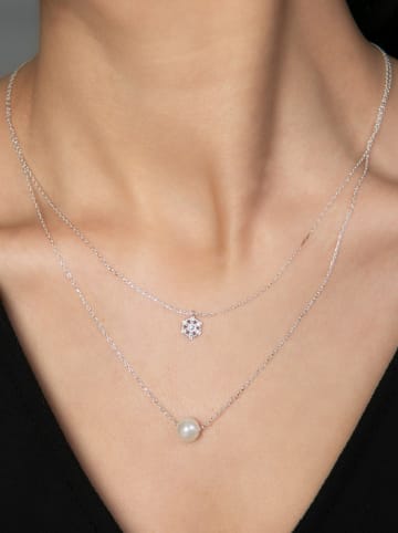 Heliophilia Zilveren ketting met hanger - (L)43 cm