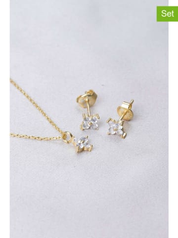 Heliophilia 2tlg. Schmuckset: Halskette und Ohrstecker