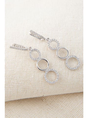 Heliophilia Zilveren oorringen met edelstenen