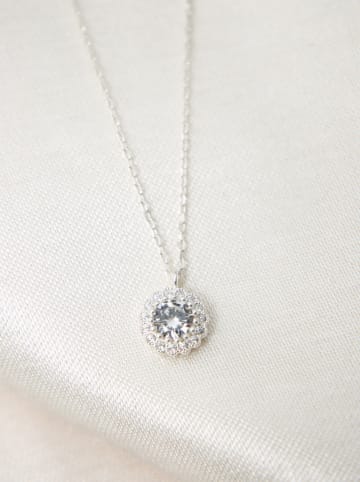 Heliophilia Srebrny naszyjnik z zawieszką - dł. 43 cm