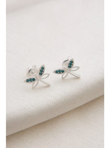 Heliophilia Silber-Ohrstecker mit Edelsteinen