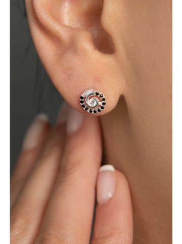 Heliophilia Silber-Ohrstecker mit Edelsteinen