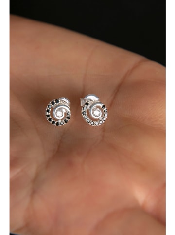 Heliophilia Silber-Ohrstecker mit Edelsteinen