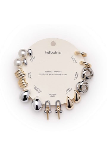 Heliophilia 7er-Set: Ohrstecker und Creolen