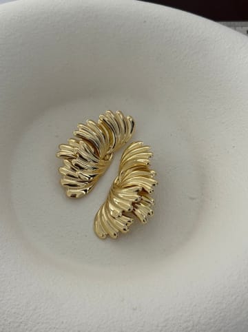 Heliophilia Pozłacane kolczyki-wkrętki