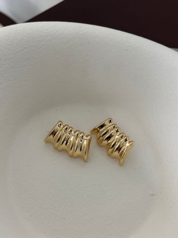 Heliophilia Pozłacane kolczyki-wkrętki