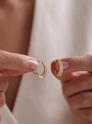 Heliophilia Vergulde zilveren oorringen